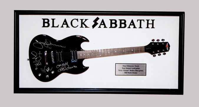 Picture of Black Sabbath Guitar