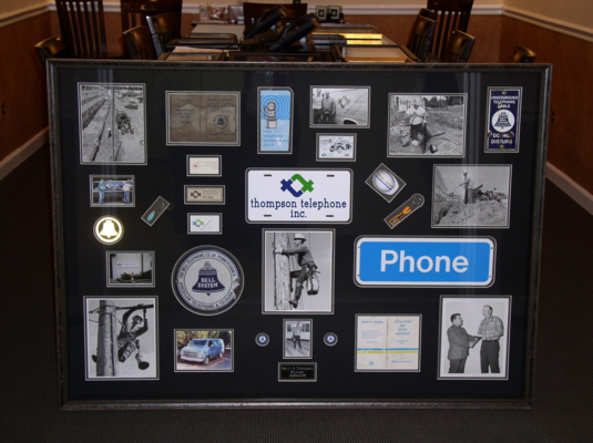 Picture Of Thompson Telephone Shadow-box